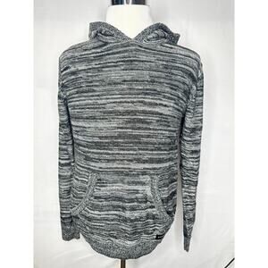 Rip Curl Grey Pullover Knit Hoodie Jumper Long Sleeve Mens Small